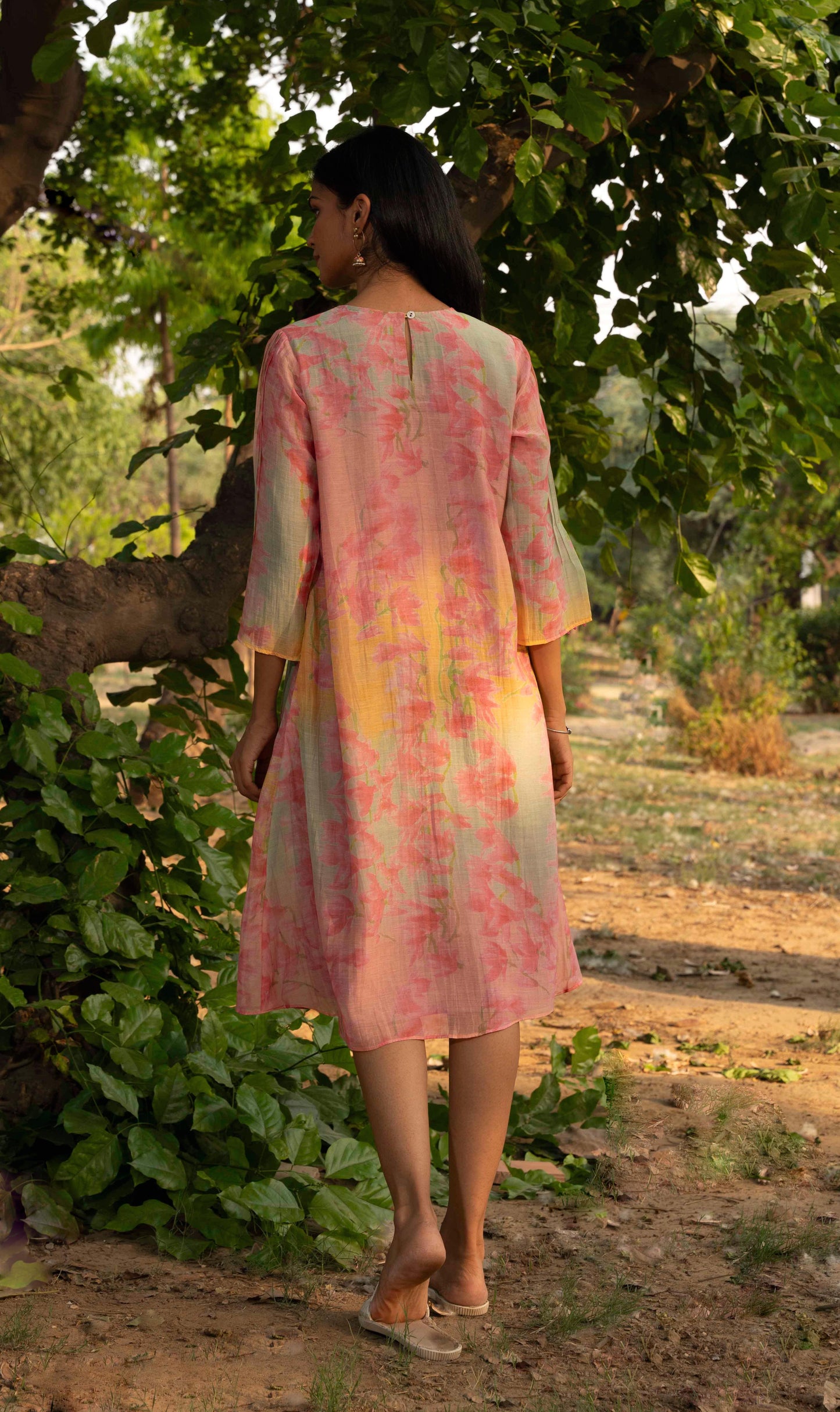 Canary Peach Dress (Set of 1)