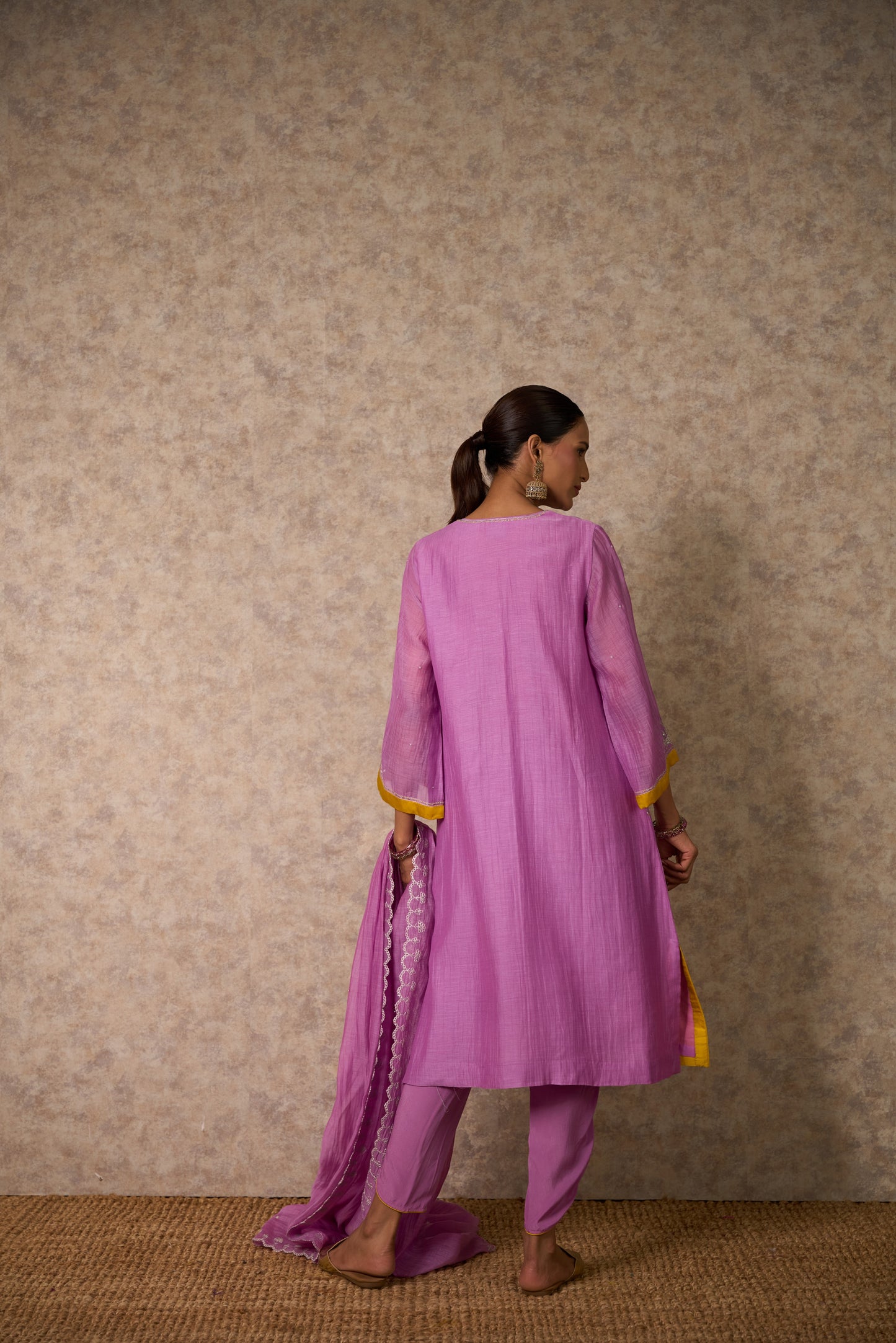 Glory Lilac Kurta (Set of 3)
