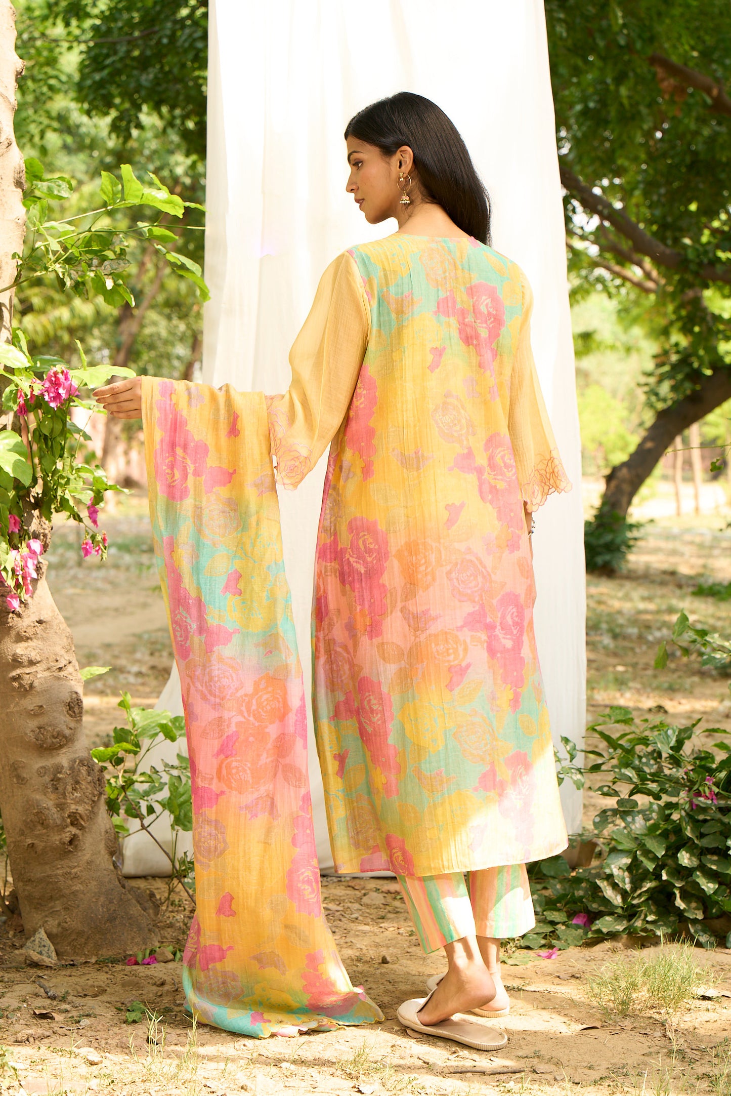 Rajhans Yellow Kurta (Set of 3)