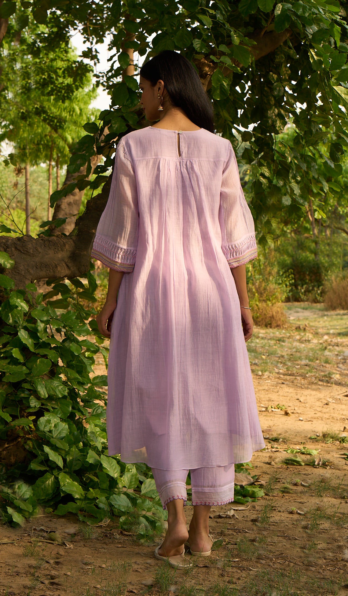 Maina-KBD Lilac Kurta (Set of 3)