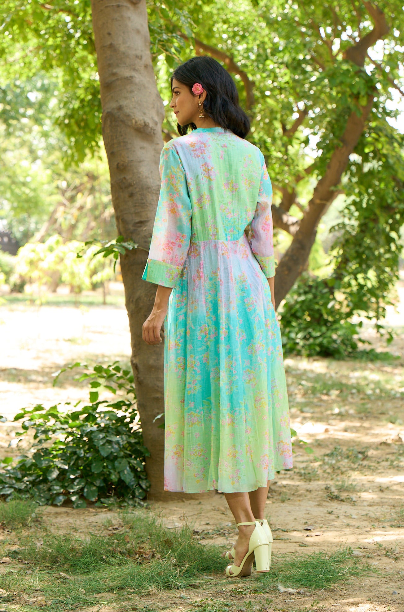 Jay Turquoise Dress (Set of 1)
