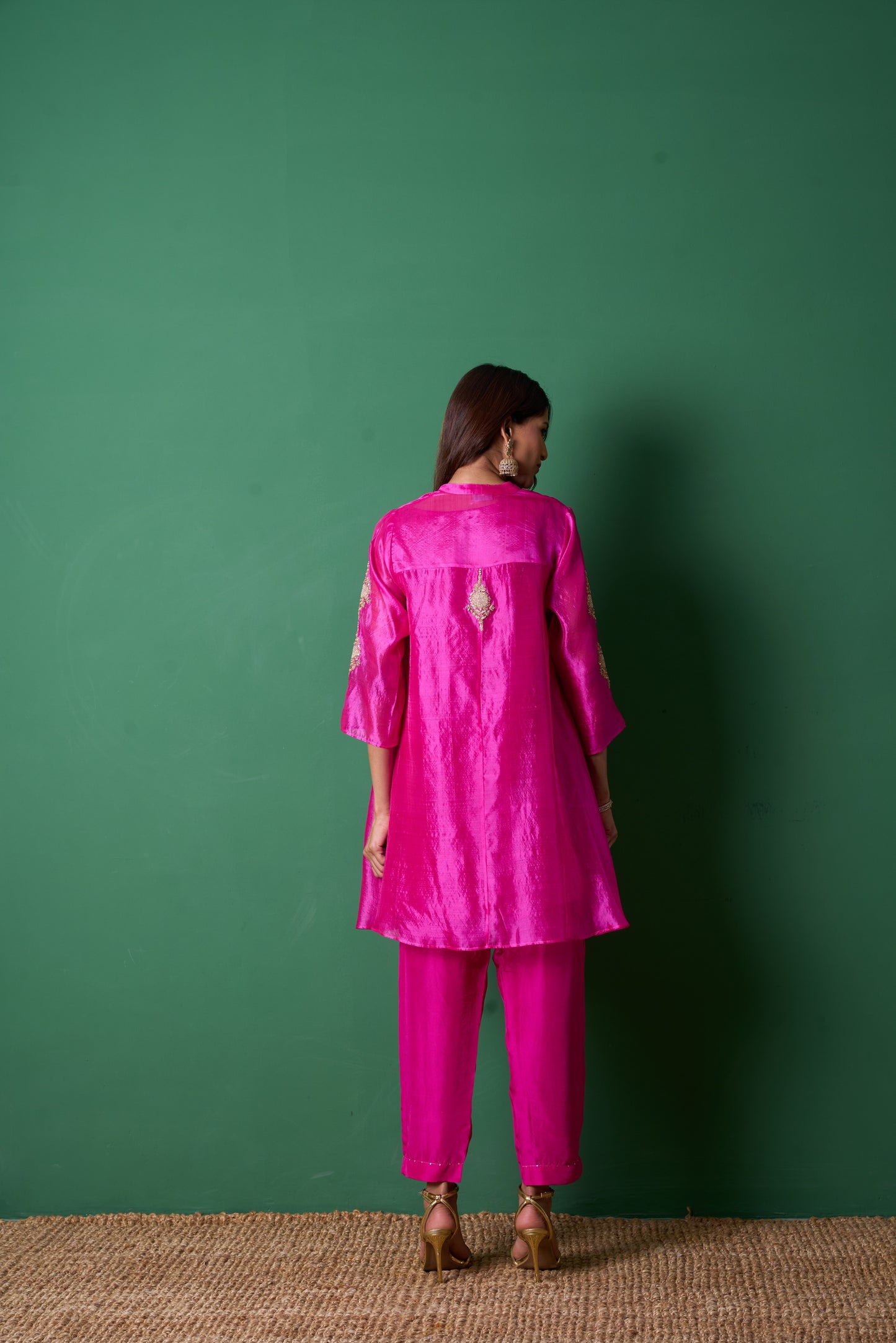 Paradise Pink Kurta (Set of 2)