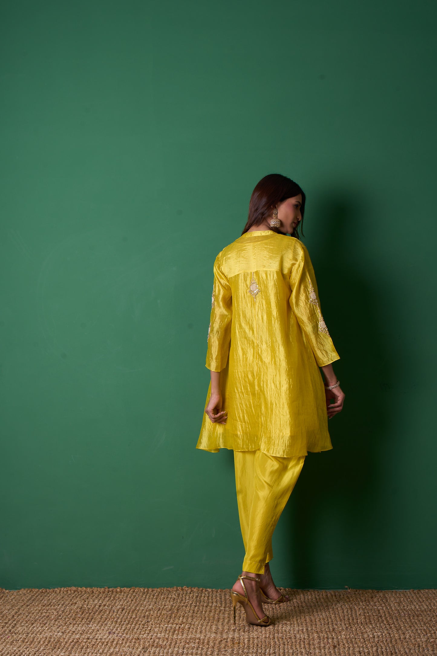 Paradise Yellow Kurta (Set of 2)