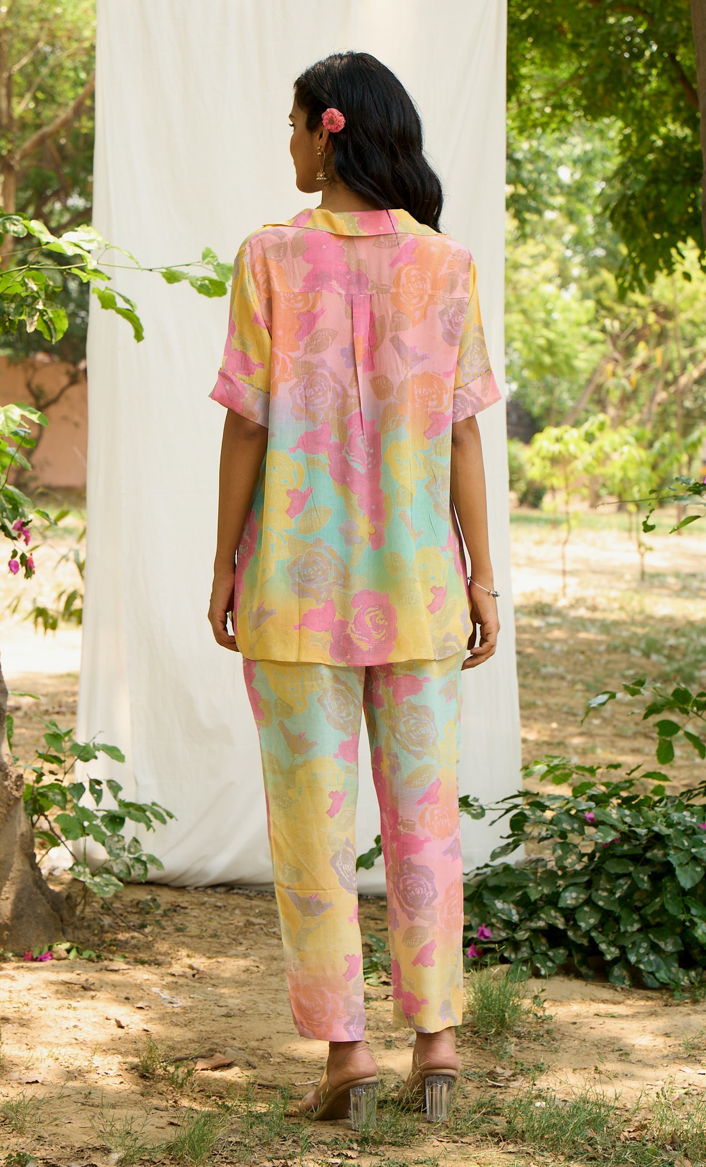 Robin Peach Kurta (Set of 2)