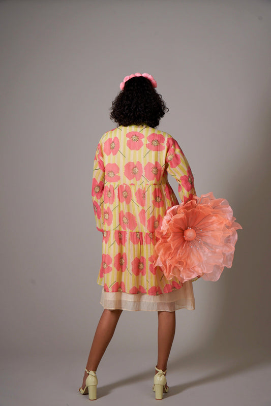 Erika Lime-Sepia Jacket Dress (Set of 2)RDS25