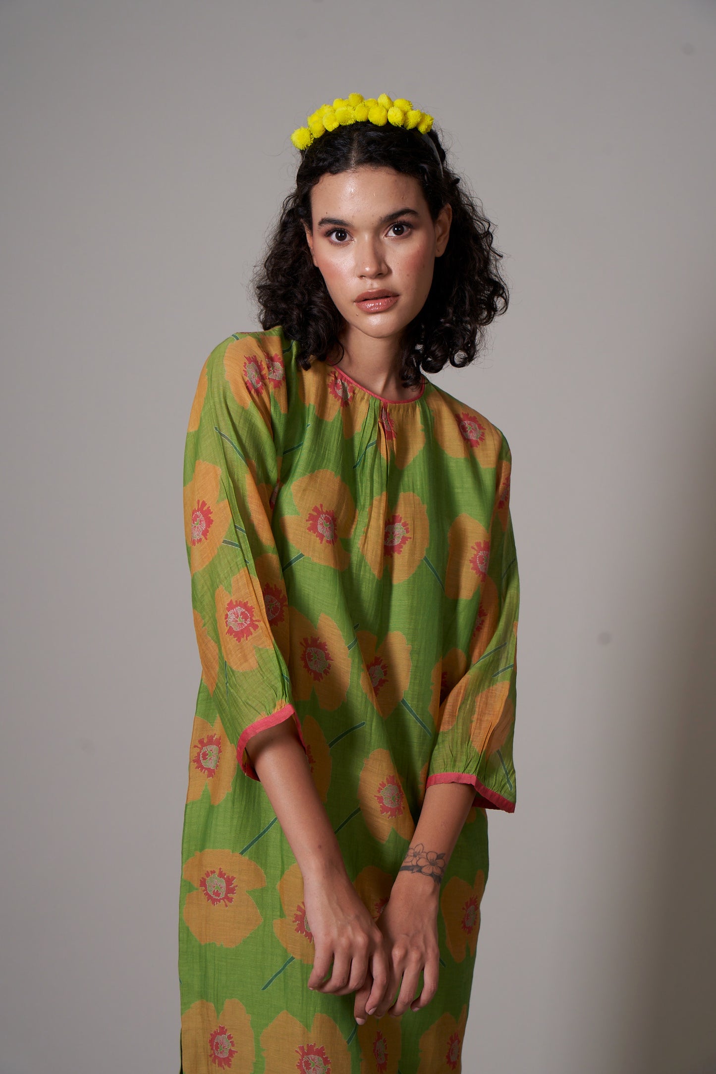 Ume Green Co-ord Set (Set of 2)