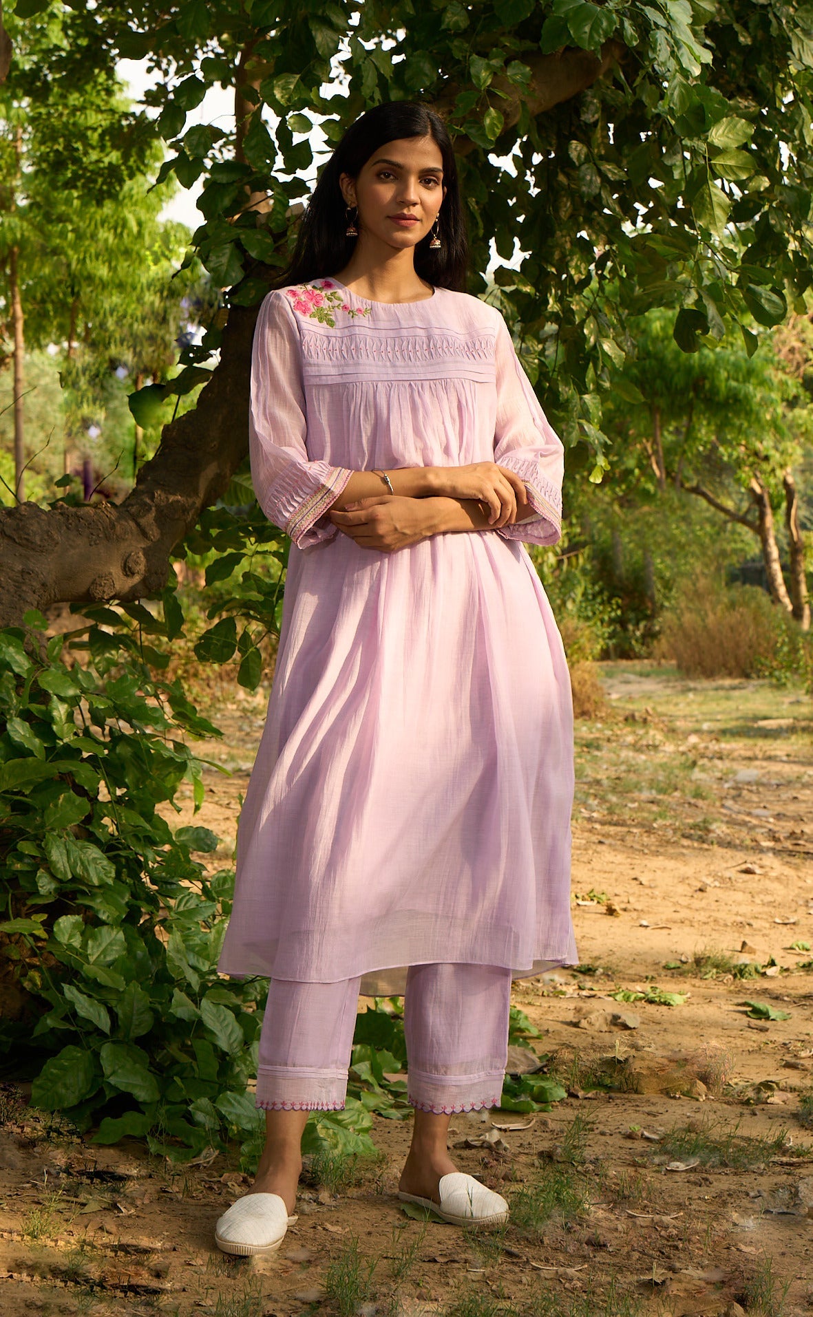 Maina Lilac Kurta  (Set of 2)RDS25