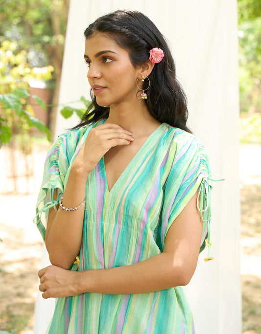 Hummingbird Turquoise Kurta (Set of 2)