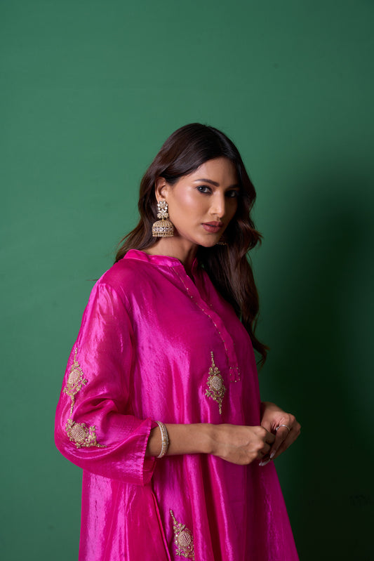 Paradise Pink Kurta (Set of 2)