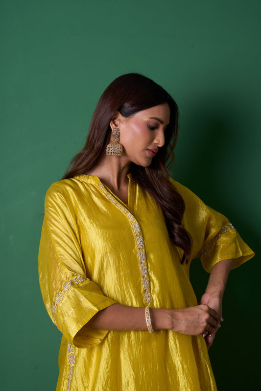 Radiance Yellow Kurta (Set of 2)
