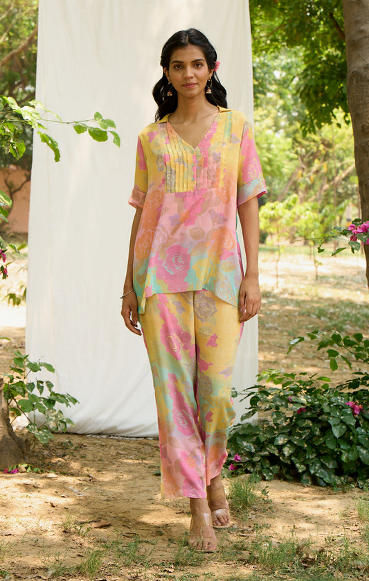 Robin Peach Kurta (Set of 2)