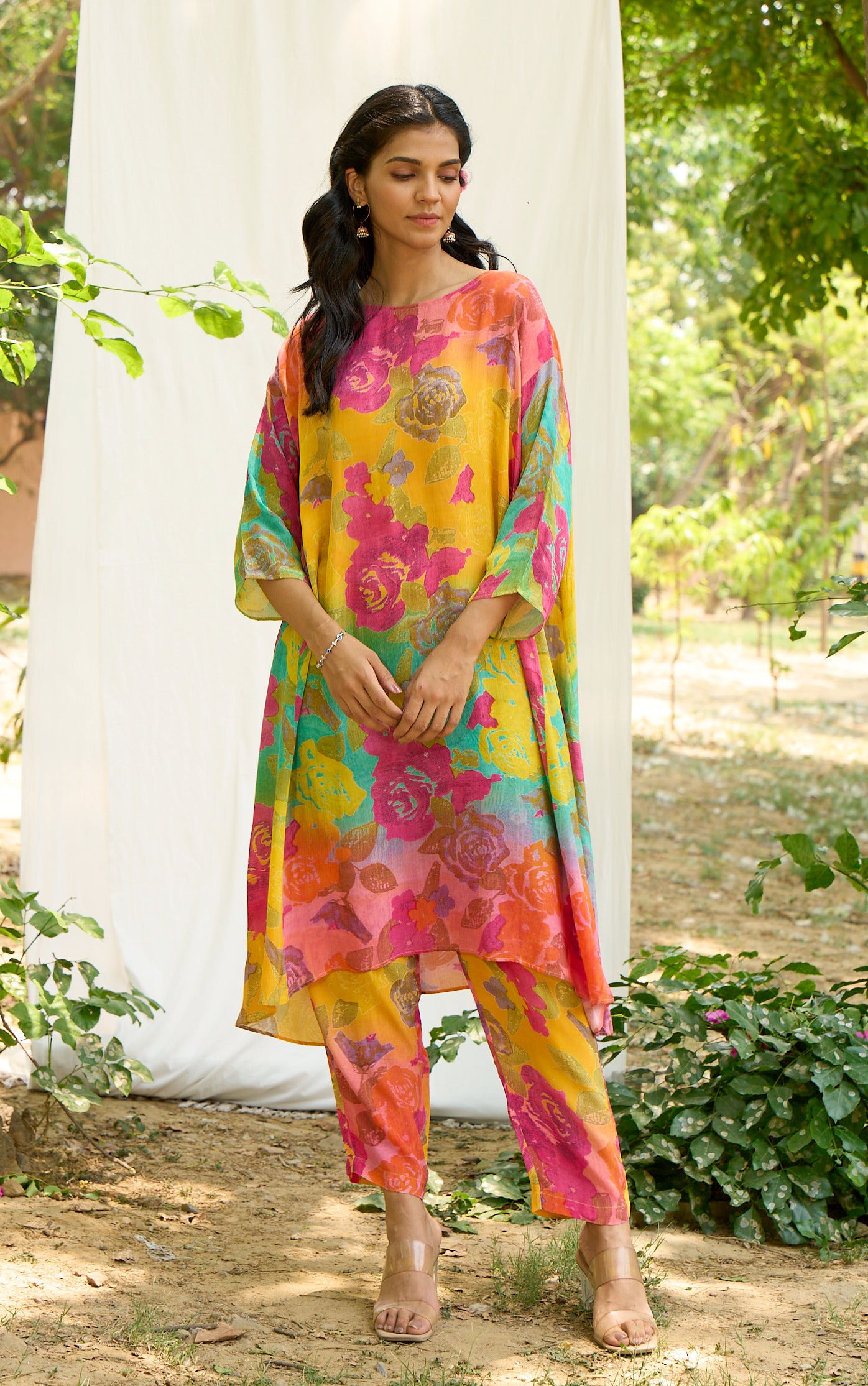 Oriole Multi Kurta  (Set of 2)