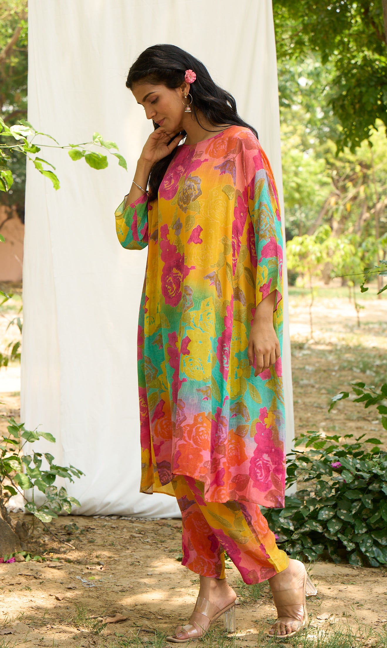 Oriole Multi Kurta  (Set of 2)