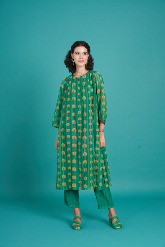 Bela Emerald Kurta  (Set of 2)