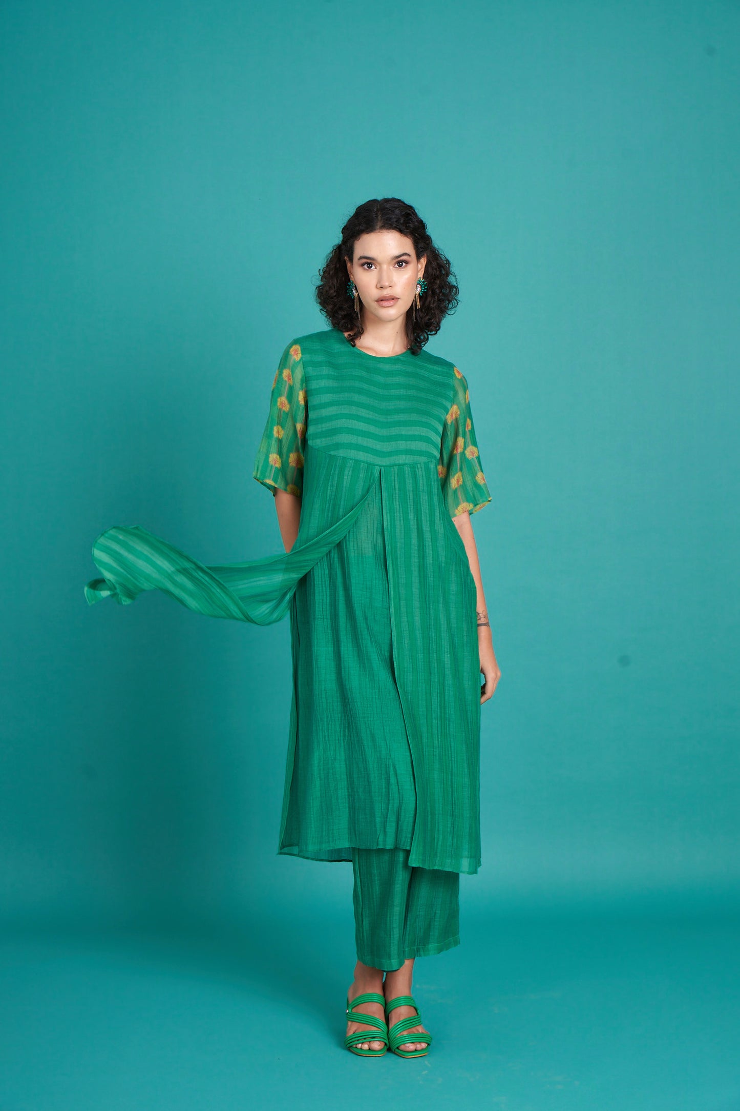 Abeer Emerald Kurta  (Set of 2)