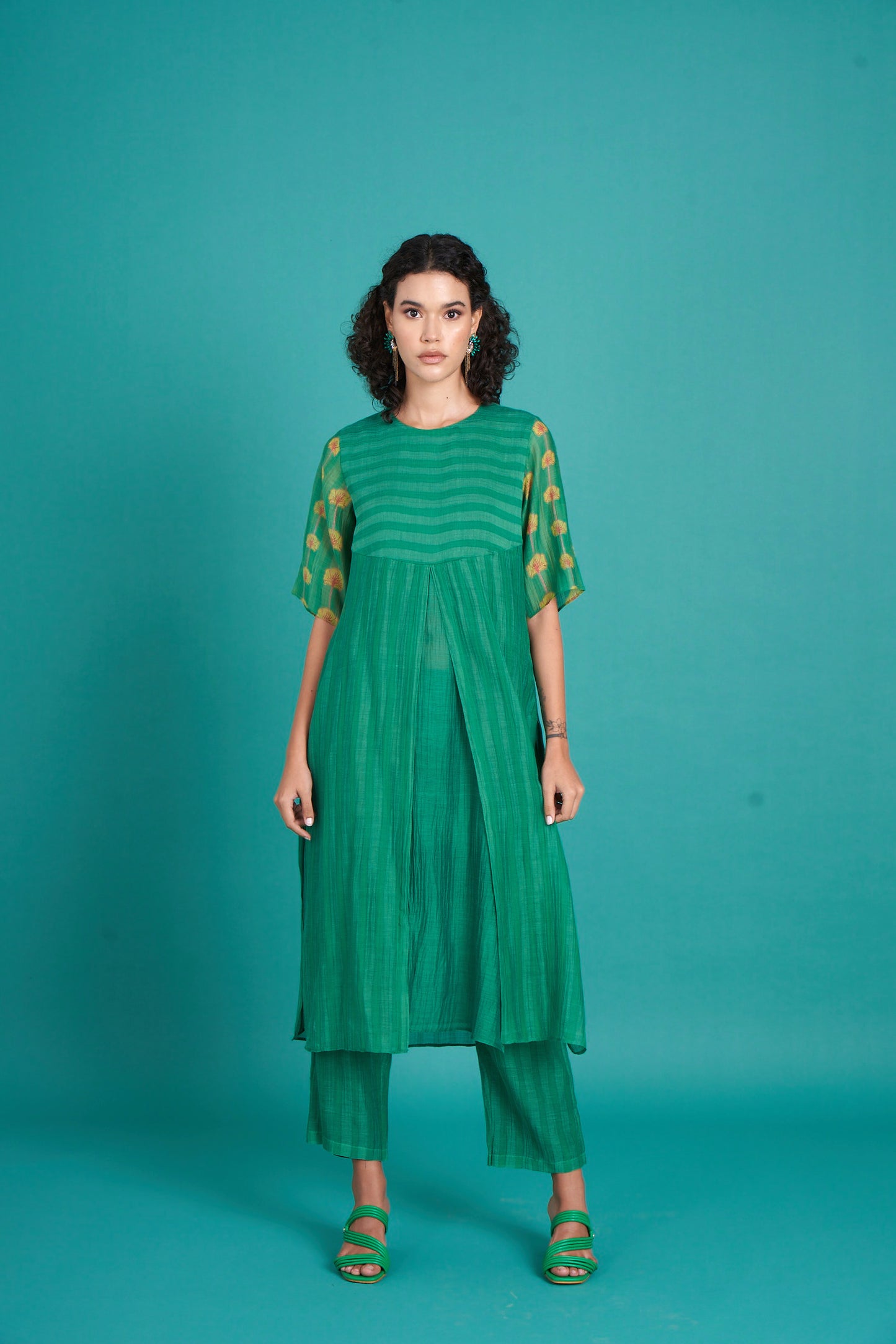 Abeer Emerald Kurta  (Set of 2)