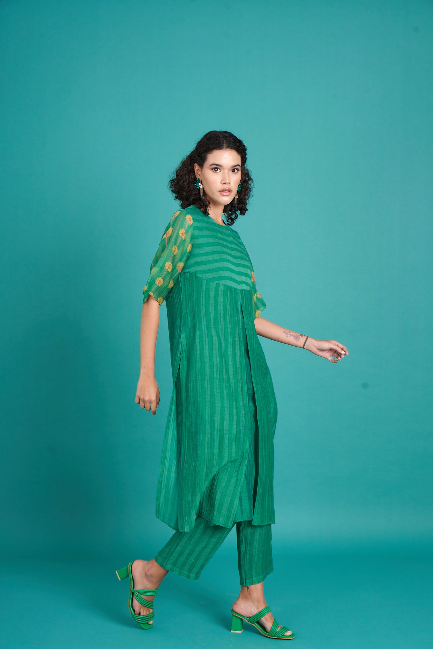 Abeer Emerald Kurta  (Set of 2)