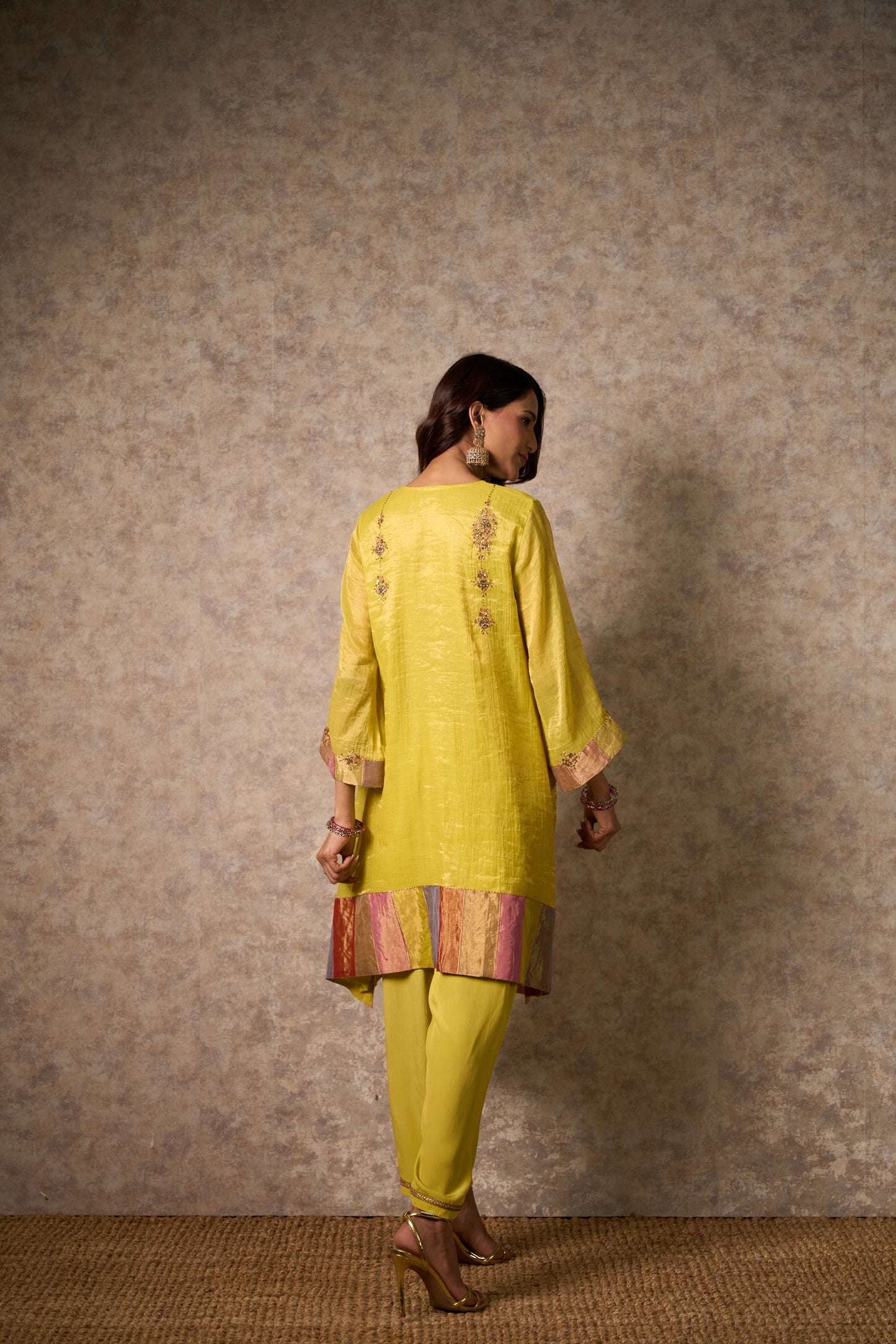 Zing Yellow Kurta  (Set of 2)