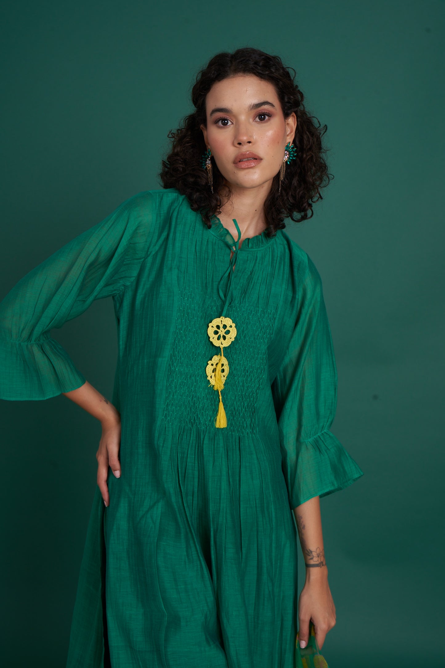 Orina Emerald Kurta  (Set of 2)