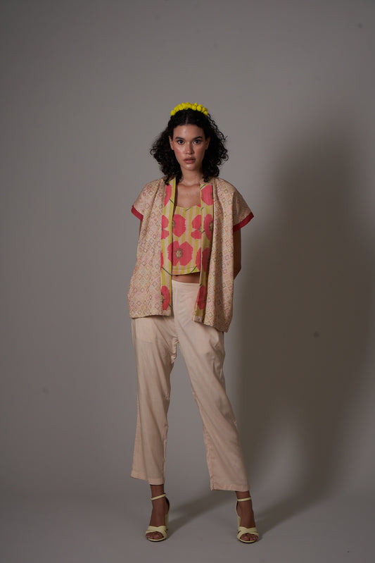 Yumika Sepia Jacket Set (Set of 3)