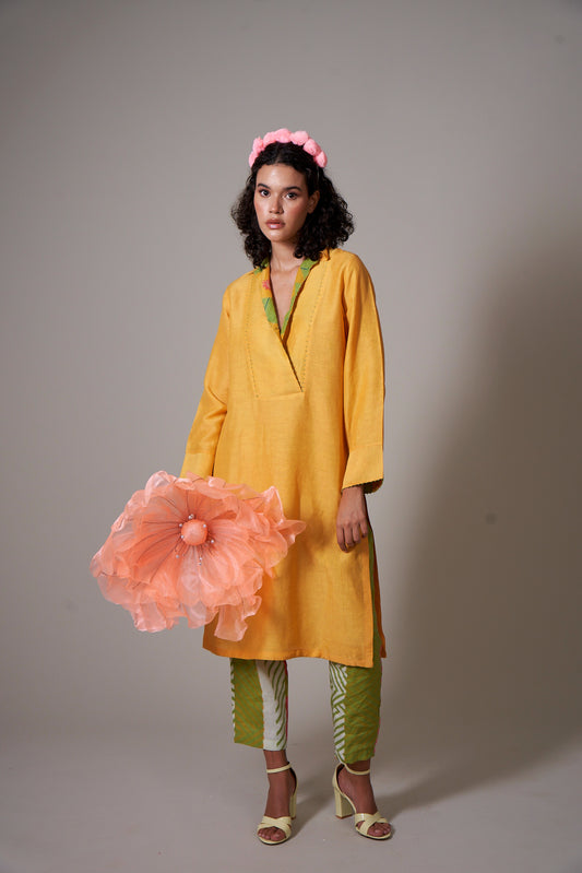 Botan Mustard Co-ord Set (Set of 2)