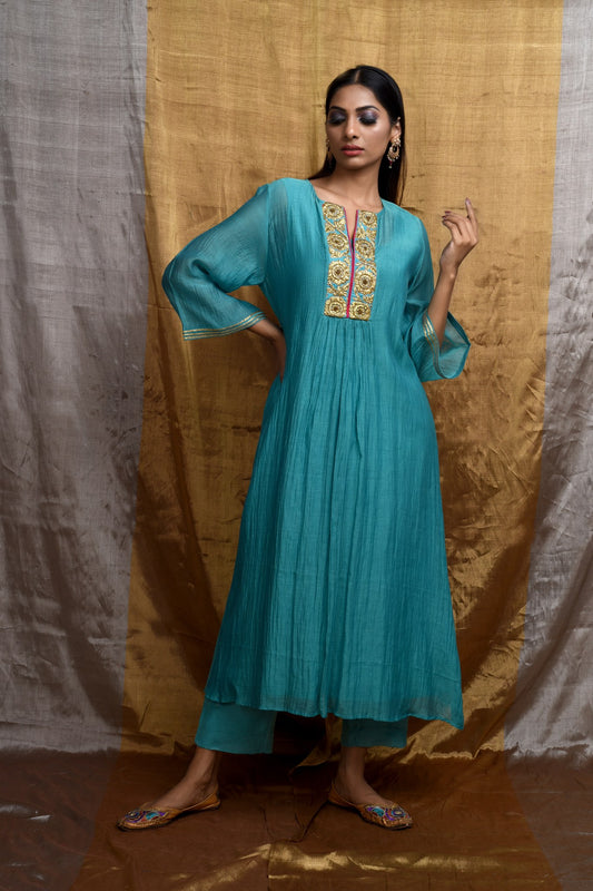 Lure Light Turqoise Kurta Set