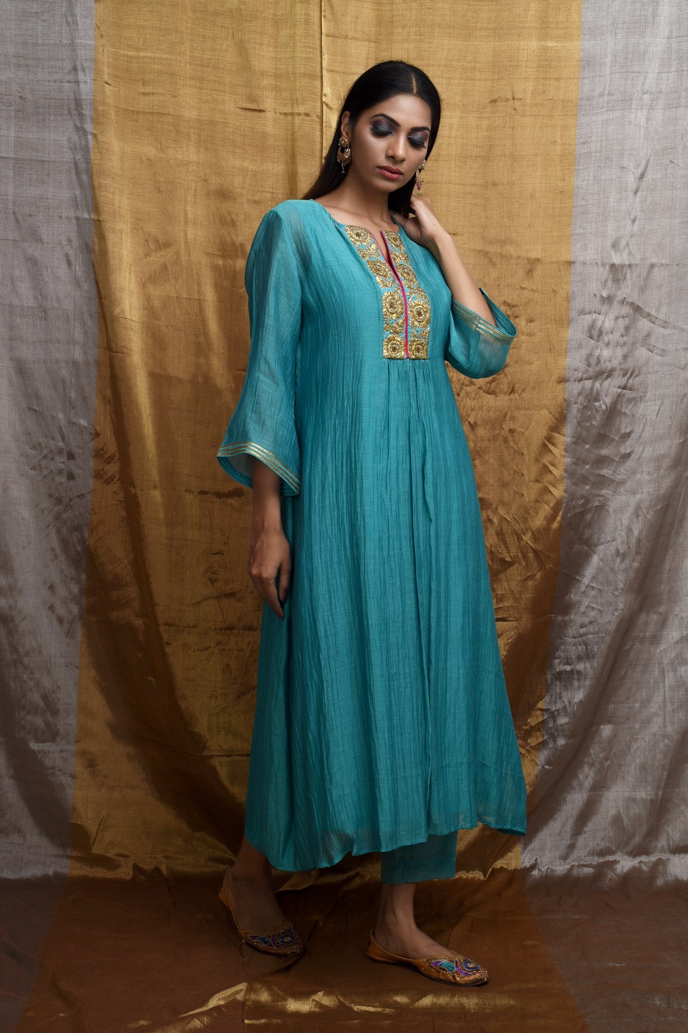 Lure Light Turqoise Kurta Set