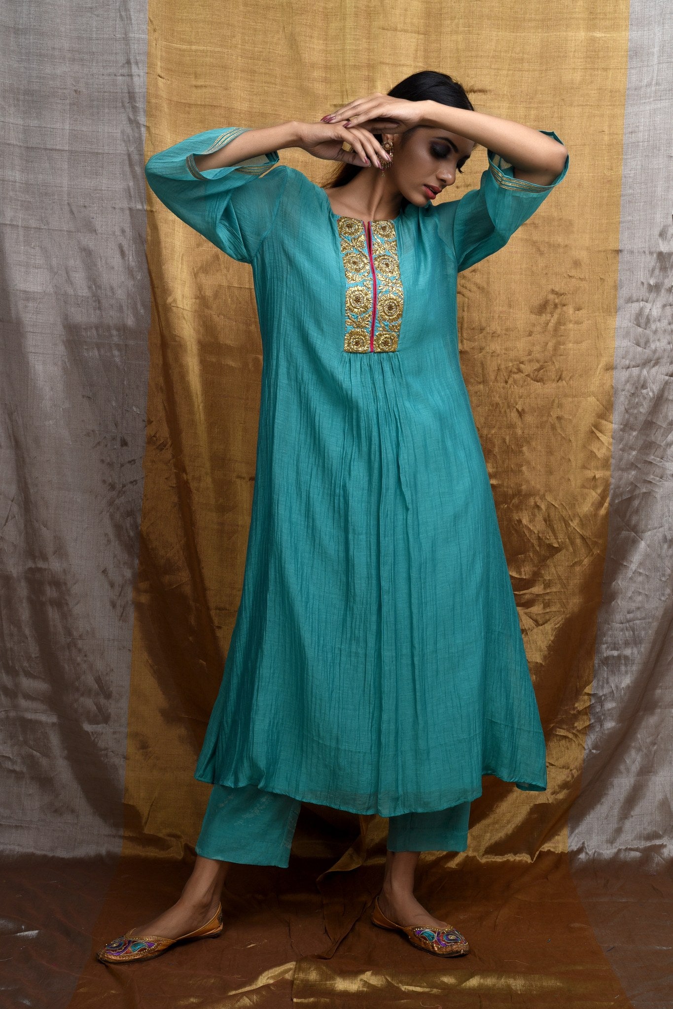 Lure Light Turqoise Kurta Set