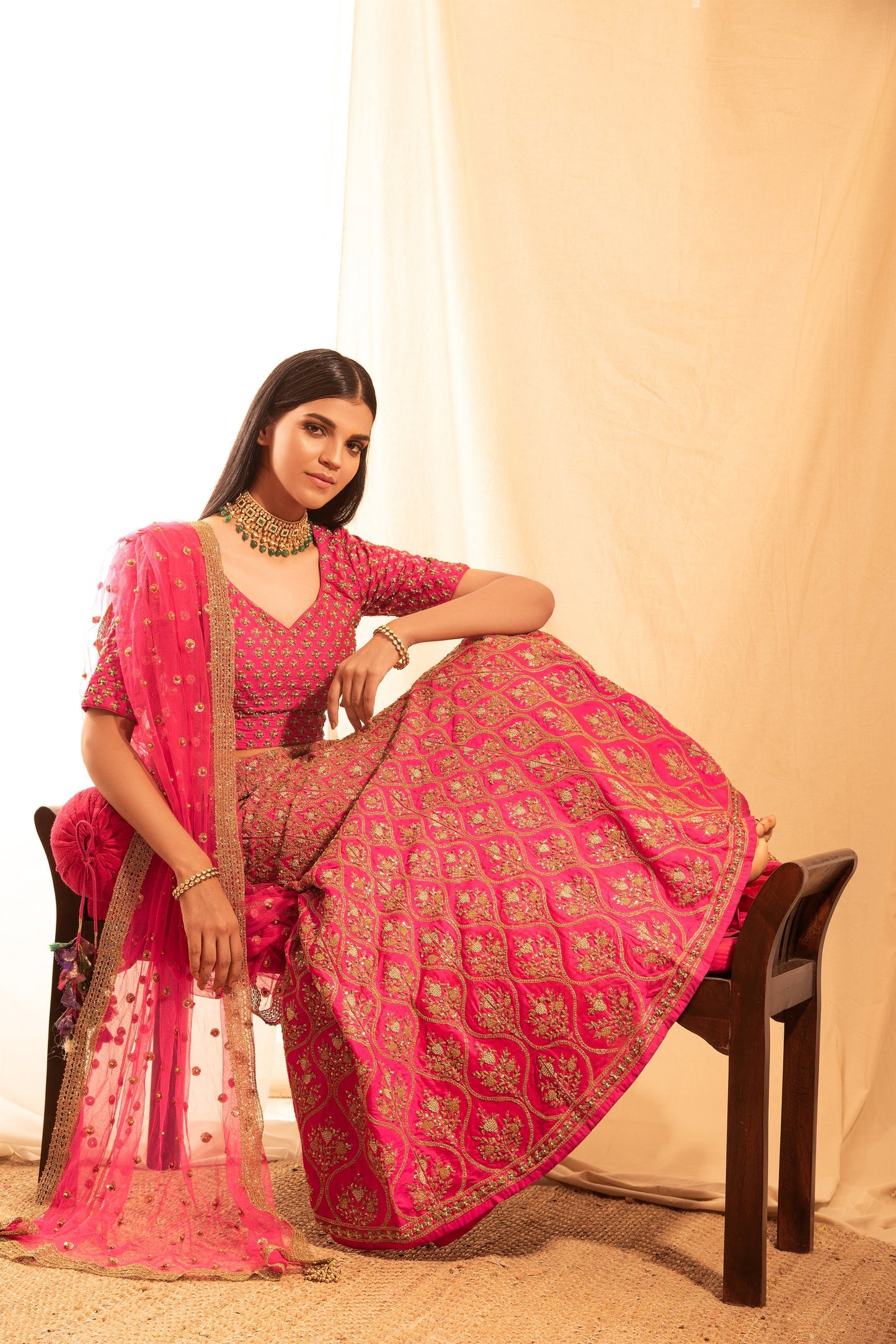 Khushi Pink Lehenga